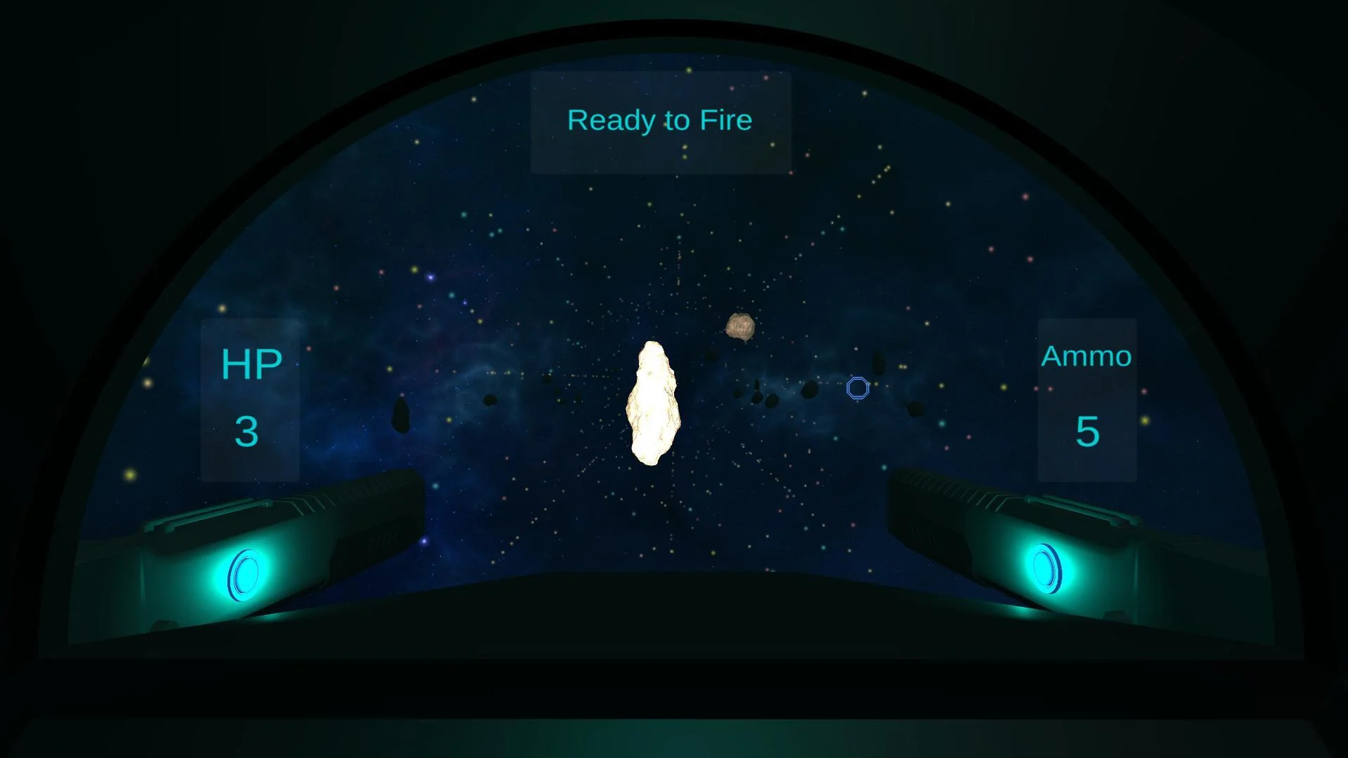 Asteroid Rail Shooter (itch)