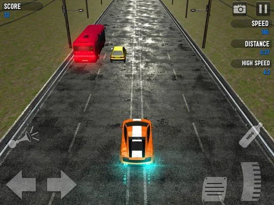 Racing Traffic Car Tubor
