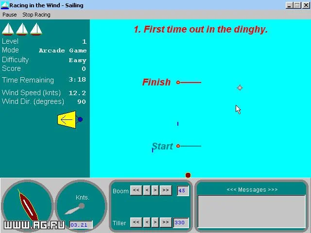 Racing in the Wind: Sailing Racing in the Wind: Sailing