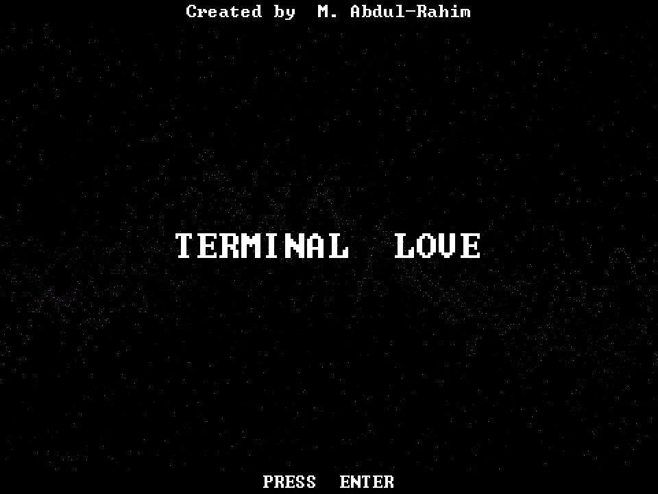 Terminal Love v2.0 Title Screen (itch) Terminal Love v2.0 Title Screen (itch)