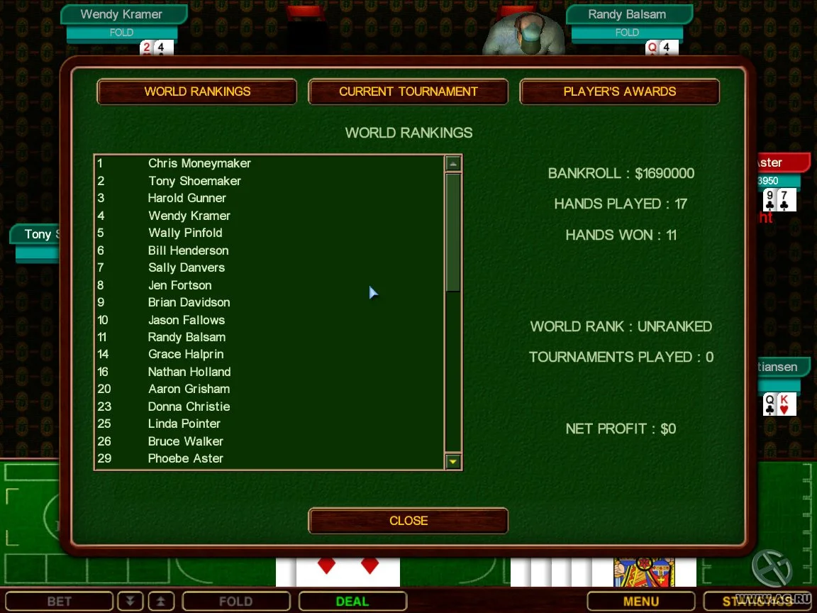 Chris Moneymaker's World Poker Championship