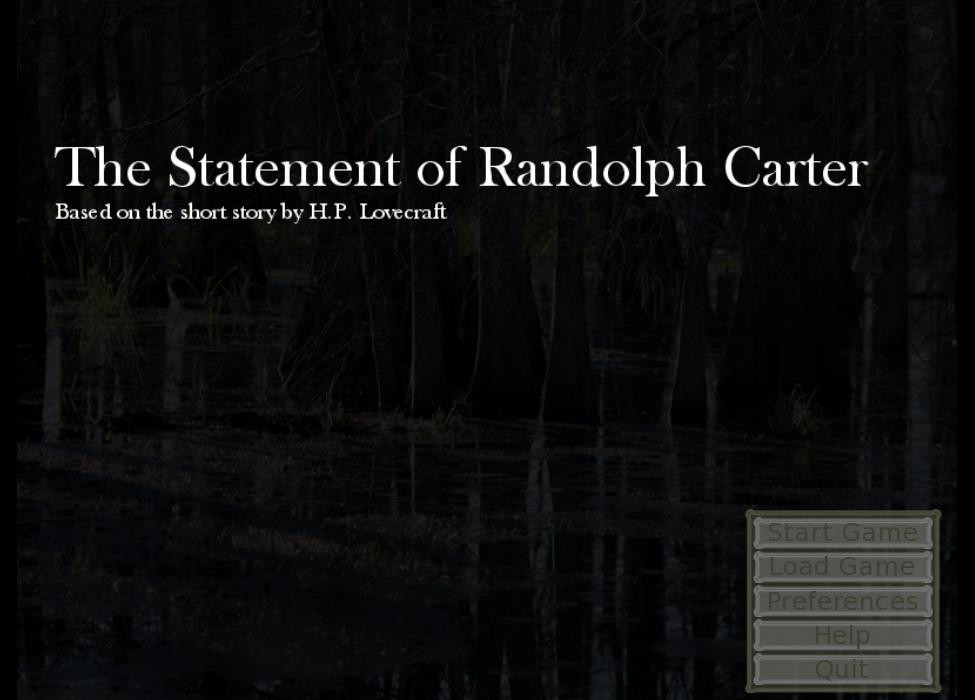 The Statement of Randolph Carter (itch) The Statement of Randolph Carter (itch)