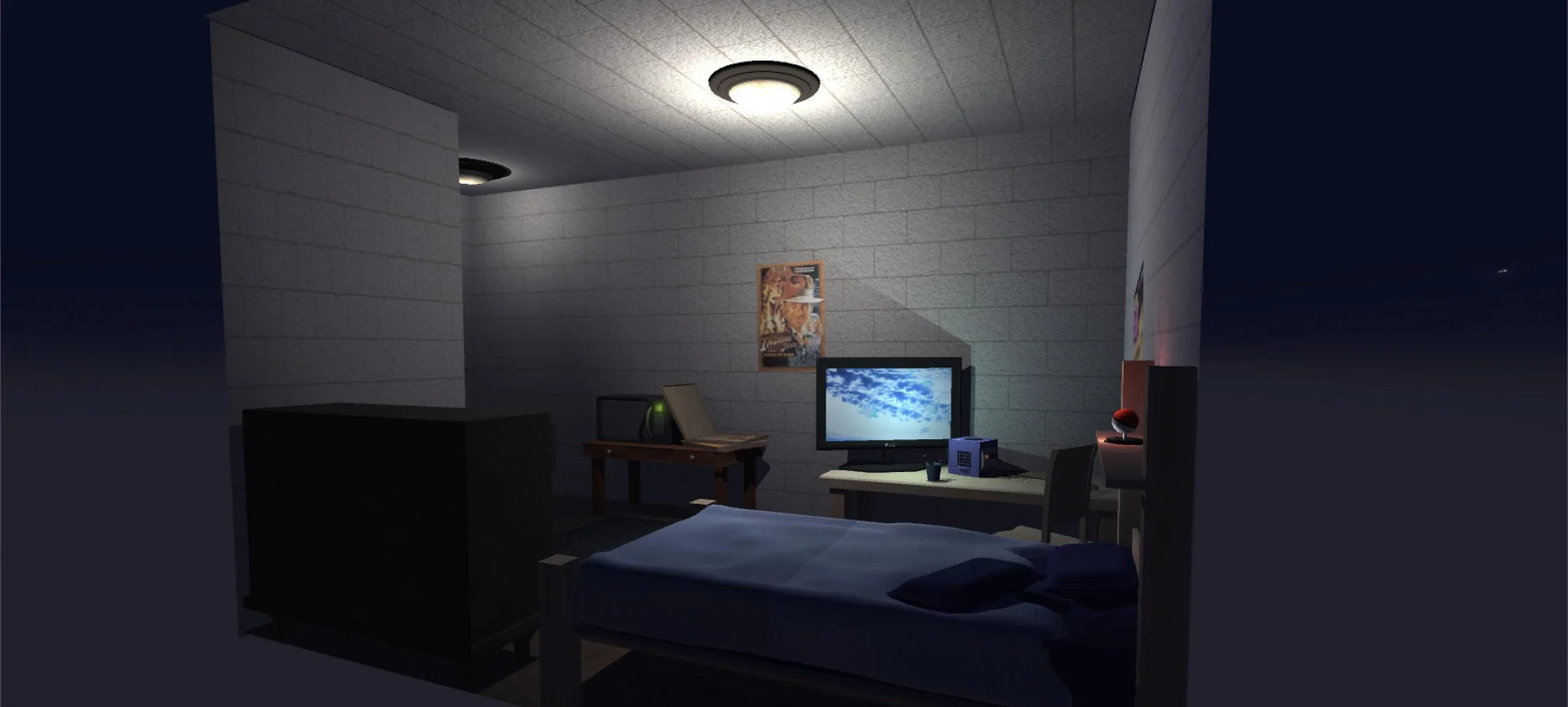 Teenager's Dorm Room (itch) Teenager's Dorm Room (itch)