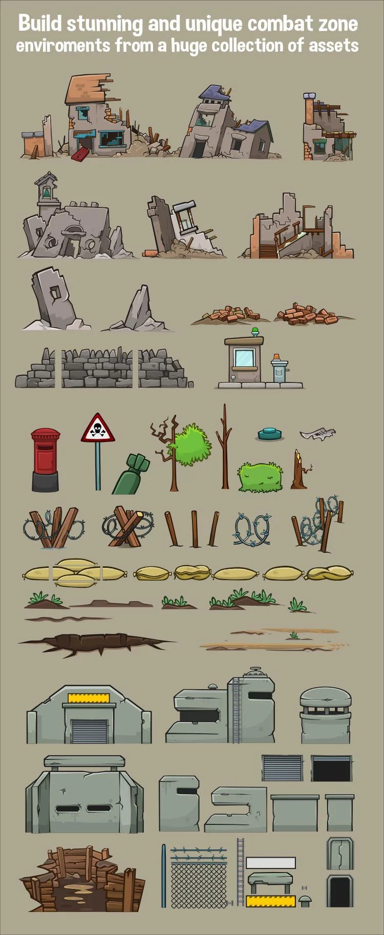 Новости о War zone creation pack (itch)