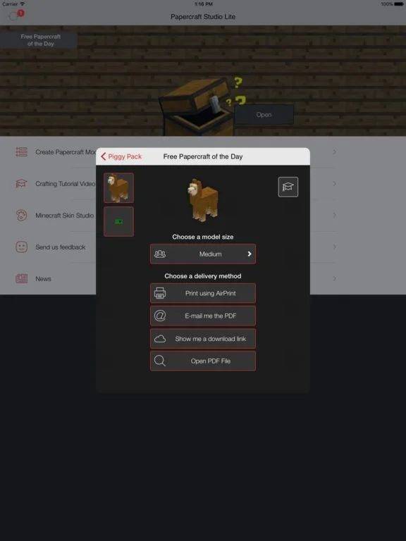 Minecraft: Papercraft Lite Minecraft: Papercraft Lite
