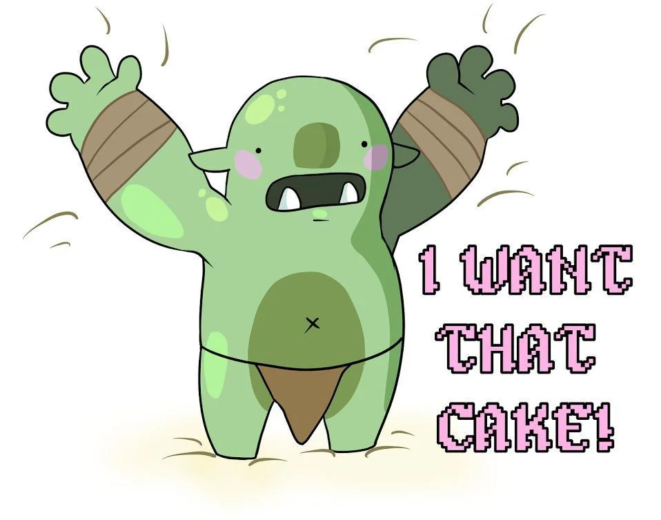 I want that cake (itch) I want that cake (itch)