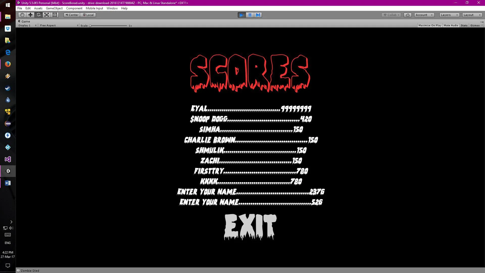 Old Man's Yard (itch)