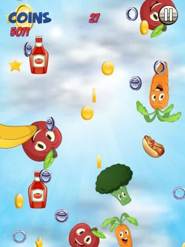 Frenzy Food Mania Games - Crazy Sky Hotdog Party Game Frenzy Food Mania Games - Crazy Sky Hotdog Party Game