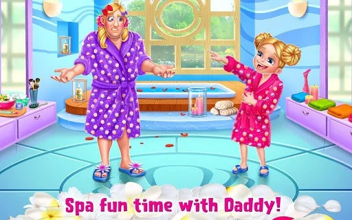Spa Day with Daddy - Makeover Adventure for Girls