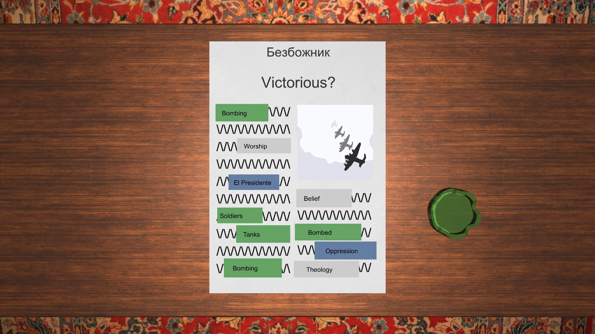 Misinformation - Underground "Game Jam" 2020 (itch)
