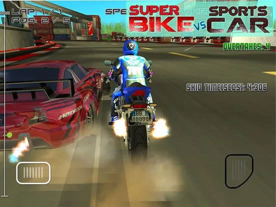 Super Bike Vs Sports Car - 3D Racing Game Super Bike Vs Sports Car - 3D Racing Game