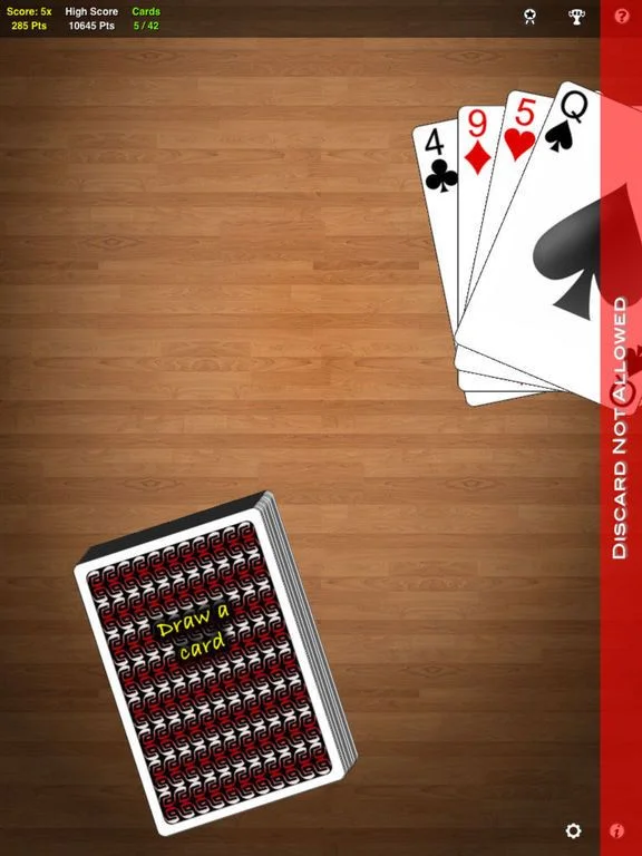 One Handed Solitaire One Handed Solitaire