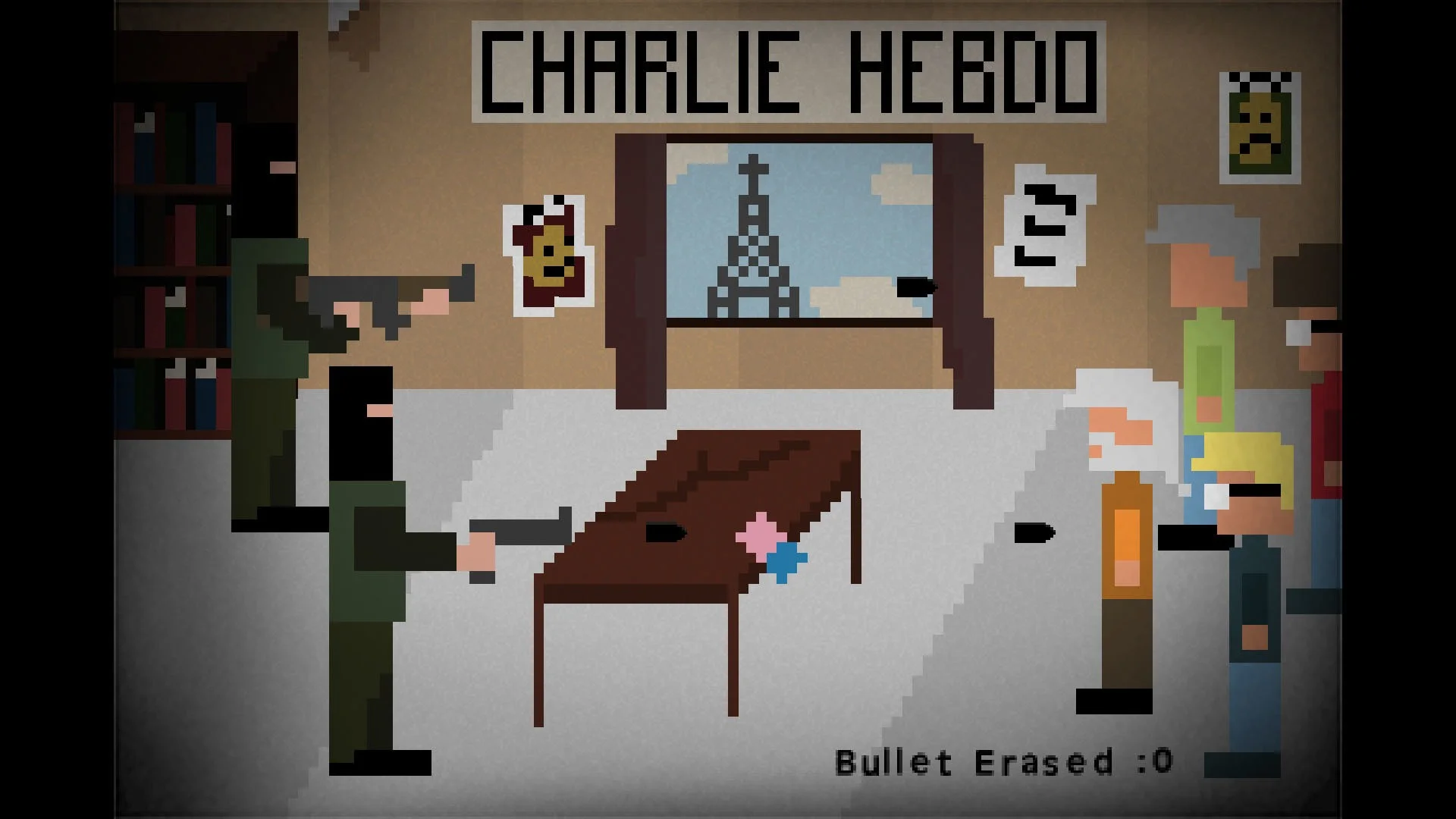 Рецензии Save Charlie Hebdo with your Eraser (itch)