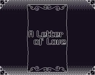A letter of love (itch) A letter of love (itch)