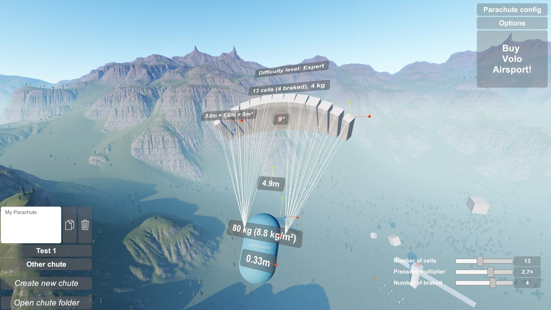 Volo Parachutes Experimental (itch) Volo Parachutes Experimental (itch)