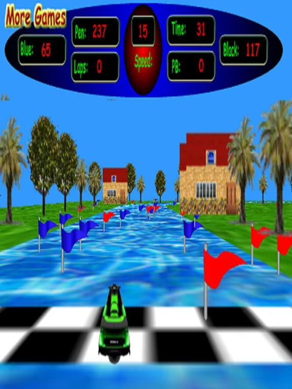 3D Kid's Jet Ski Racing - Beware Of The Shark 3D Kid's Jet Ski Racing - Beware Of The Shark