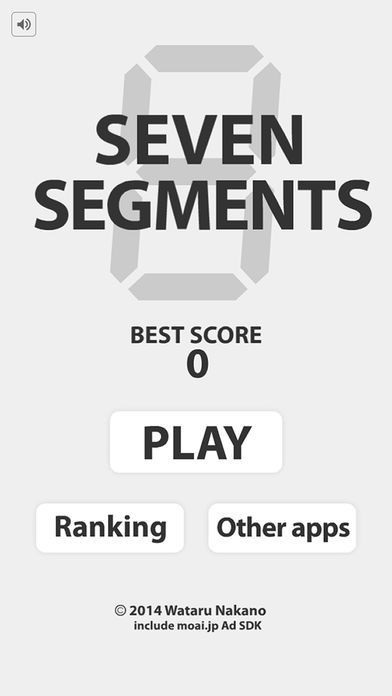 SEVEN SEGMENTS SEVEN SEGMENTS
