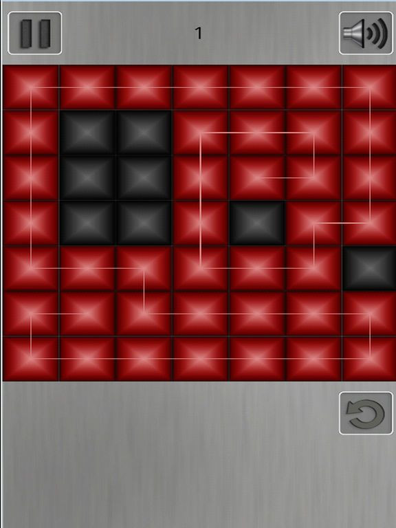 ZigZag Puzzle. Red and black ZigZag Puzzle. Red and black