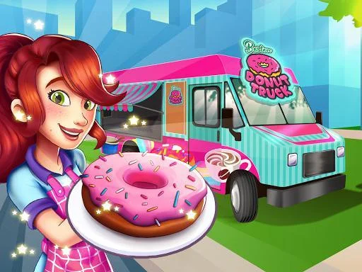 Boston Donut Truck - Fast Food Cooking Game Boston Donut Truck - Fast Food Cooking Game