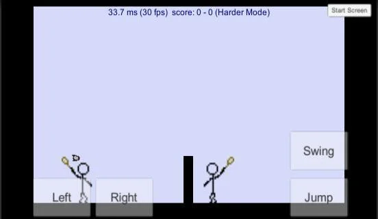 Pixel-Stickman: Badminton (itch)