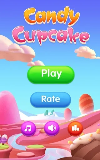 Candy Cupcake Candy Cupcake
