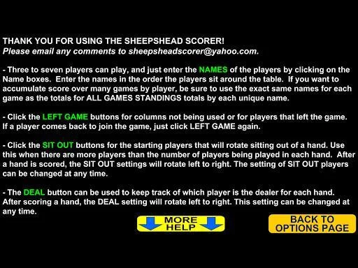 Sheepshead Scorer Sheepshead Scorer