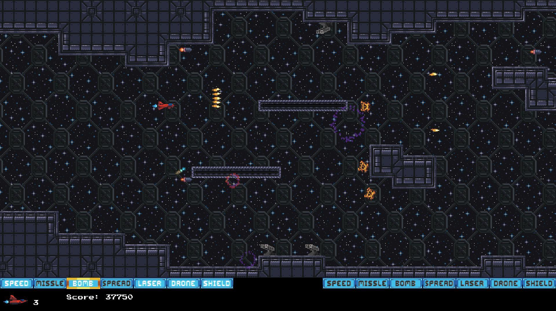 Gardas (Working Title) a Retro SNES style SHMUP (itch)