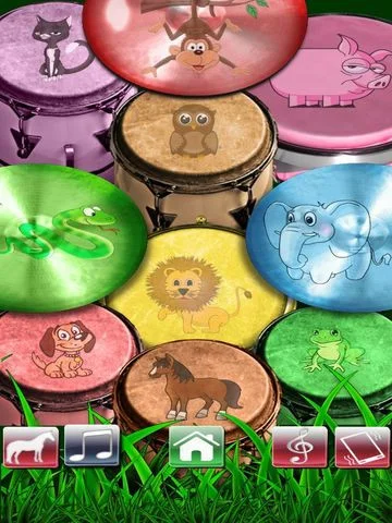 Free Drum Game with Animal Sounds Free Drum Game with Animal Sounds