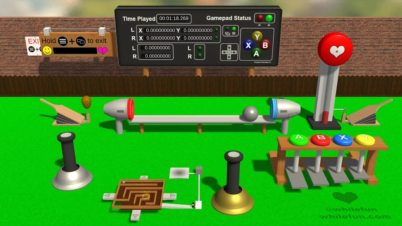 A Precisely Fun Gamepad Tester (itch) A Precisely Fun Gamepad Tester (itch)