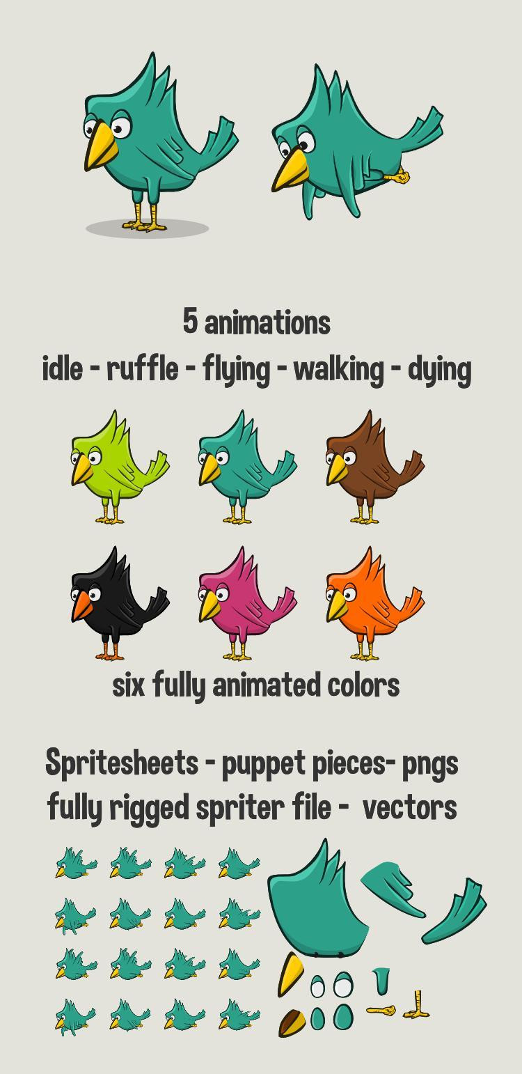 Cartoon bird 5 (itch) Cartoon bird 5 (itch)
