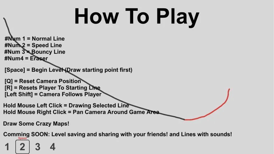 Line Shredder - A Line Rider Clone (itch)