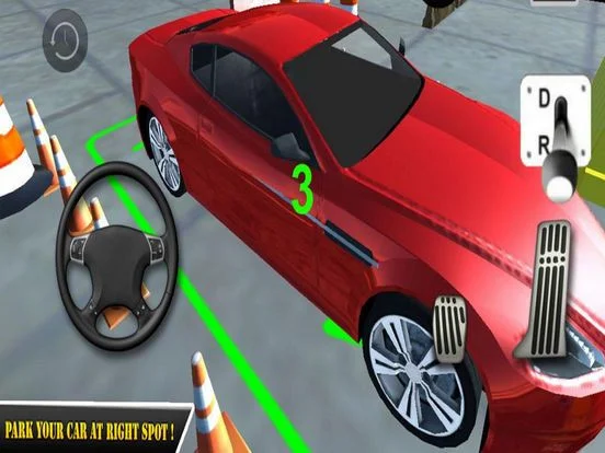 Red Car Parking Skill 18 Red Car Parking Skill 18