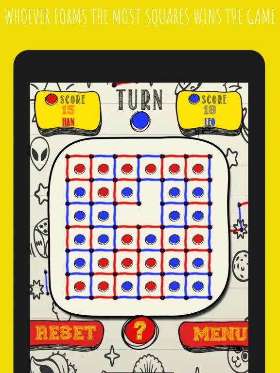 Dots and Boxes - Squares