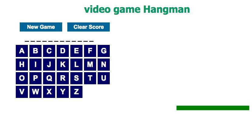 Video Game hangman (itch) Video Game hangman (itch)