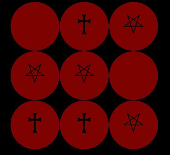Satan and Cross - a TicTacToe Battle (itch)