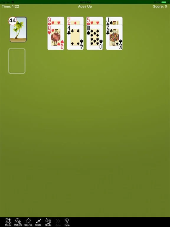 Aces Up Solitaire. Aces Up Solitaire.