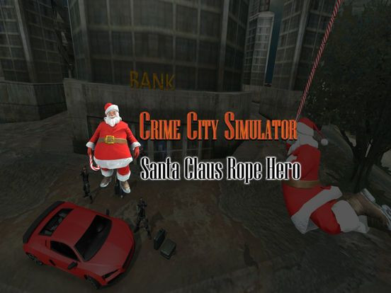 Crime City Santa Rope Hero Crime City Santa Rope Hero