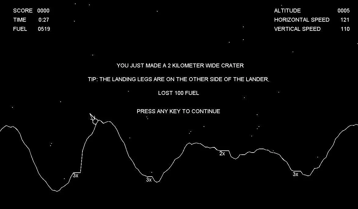 Рецензии Lunar Lander (itch) (Jimuren)