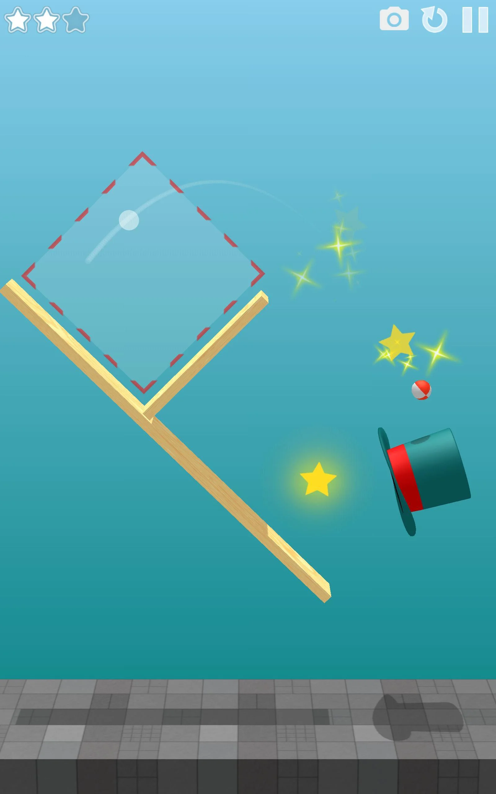 Magic Hat: physics-based arcade (itch)