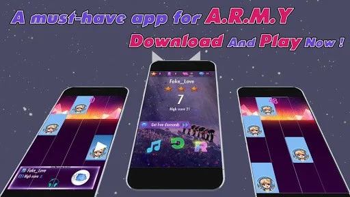 Piano Tiles BTS 2019 - ARMY Love BTS Piano Tiles BTS 2019 - ARMY Love BTS