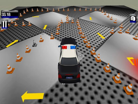 Highway Police Parking Car 3D Highway Police Parking Car 3D