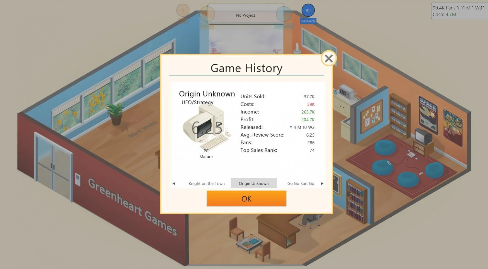 Game Dev Tycoon - обзоры и оценки игры, даты выхода DLC, трейлеры, описание