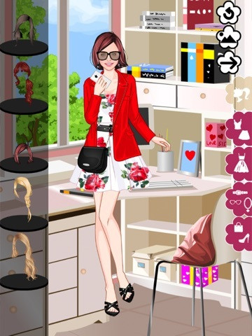 Floral summer dress up game Floral summer dress up game