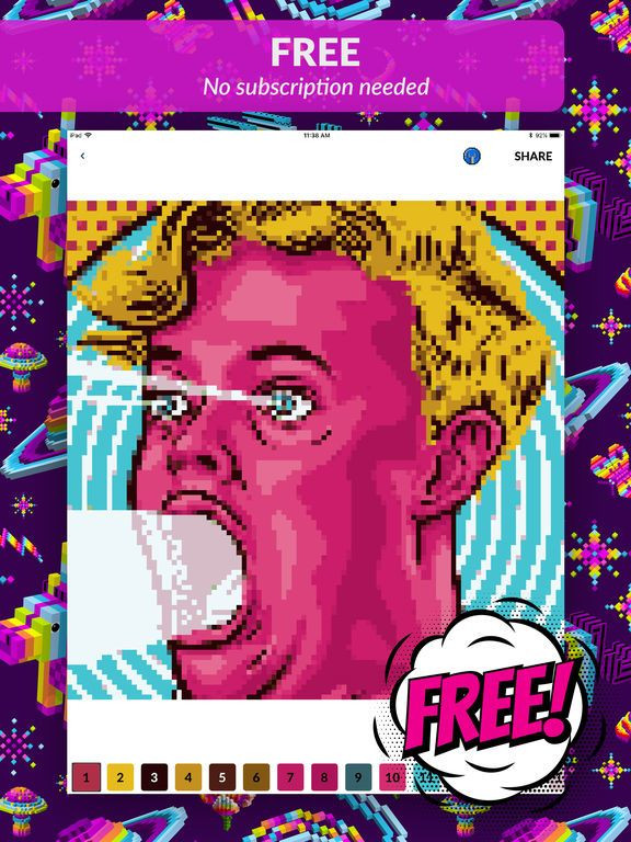 Pop Art: Pixel Coloring Game Pop Art: Pixel Coloring Game