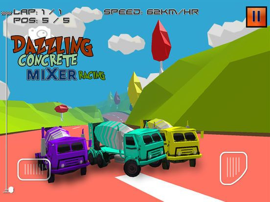 Dazzling Concrete Mixer Racing Dazzling Concrete Mixer Racing