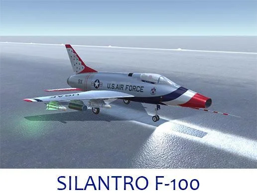 Silantro F-100 Super Sabre Demonstrator (itch) Silantro F-100 Super Sabre Demonstrator (itch)