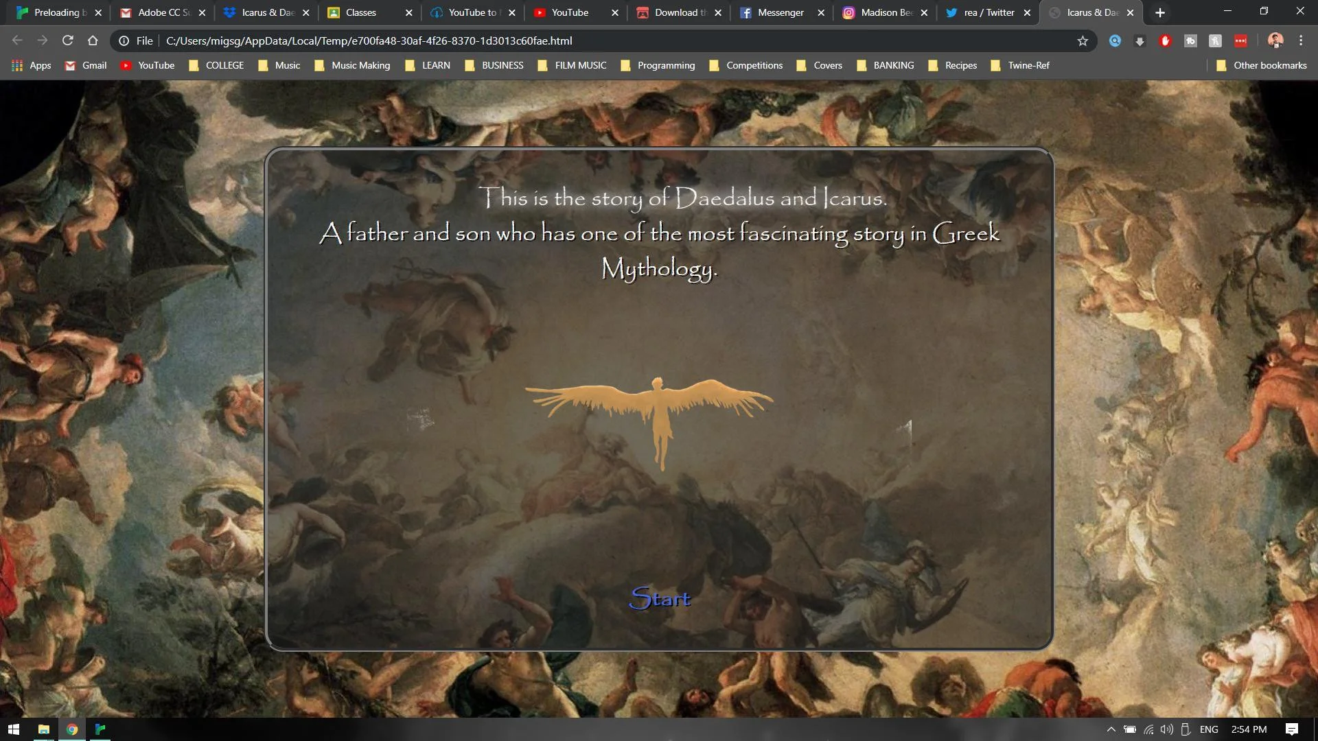 Icarus & Daedalus (itch) Icarus & Daedalus (itch)