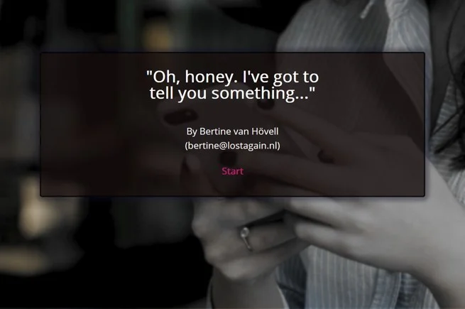 Hey, honey. I've got to tell you something... (itch)