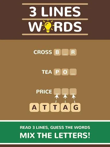 3 Lines 3 Words