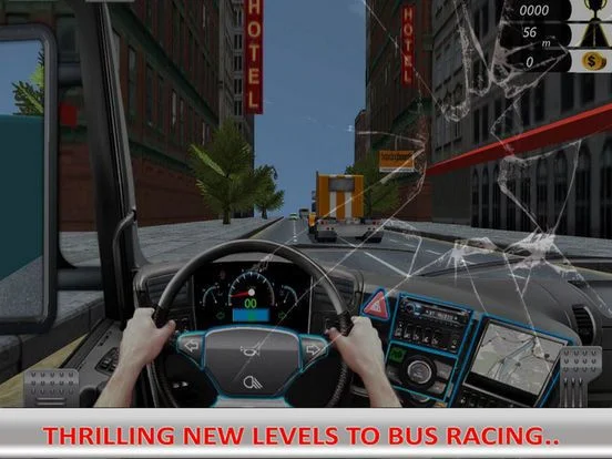 Racing Bus: Driving Big Car